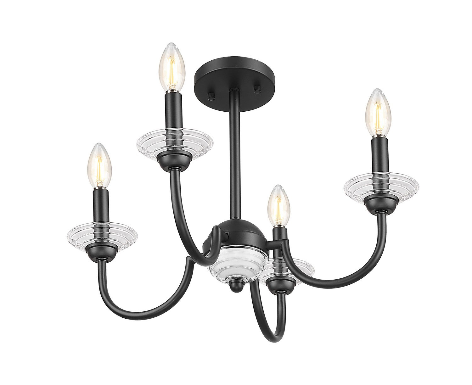 Semi-plafonnier 4 lumières | Allistair