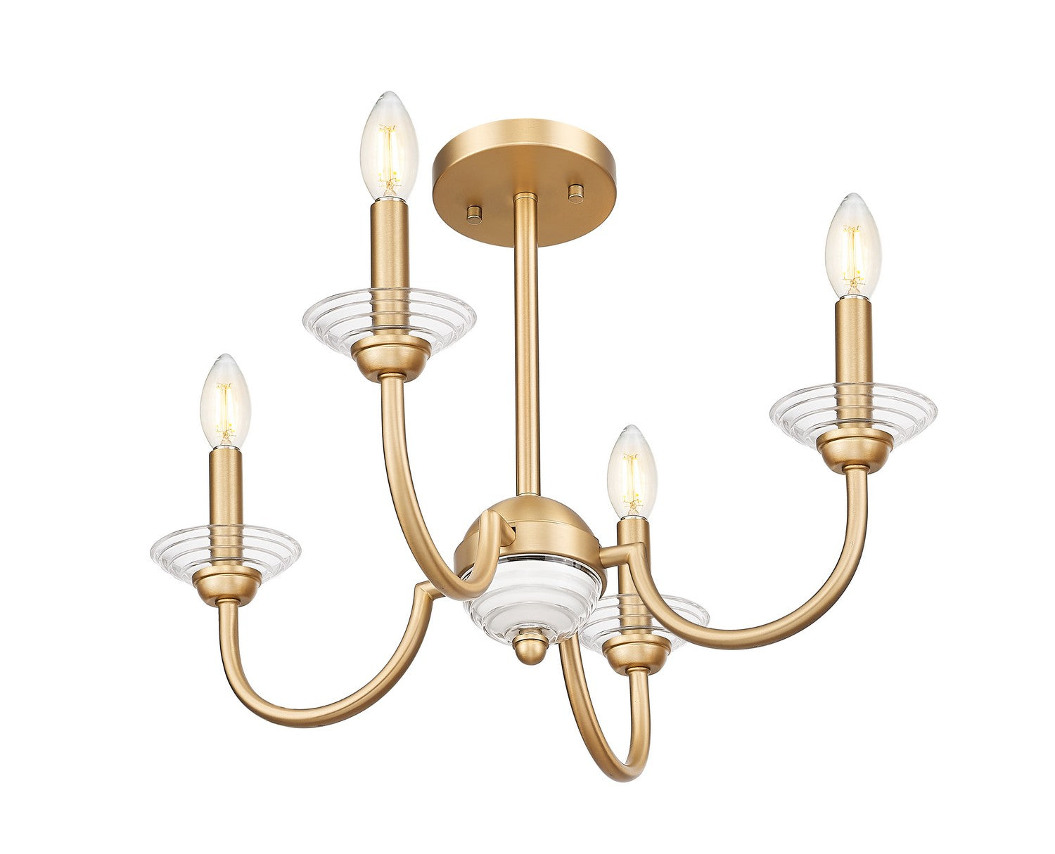Semi-plafonnier 4 lumières | Allistair