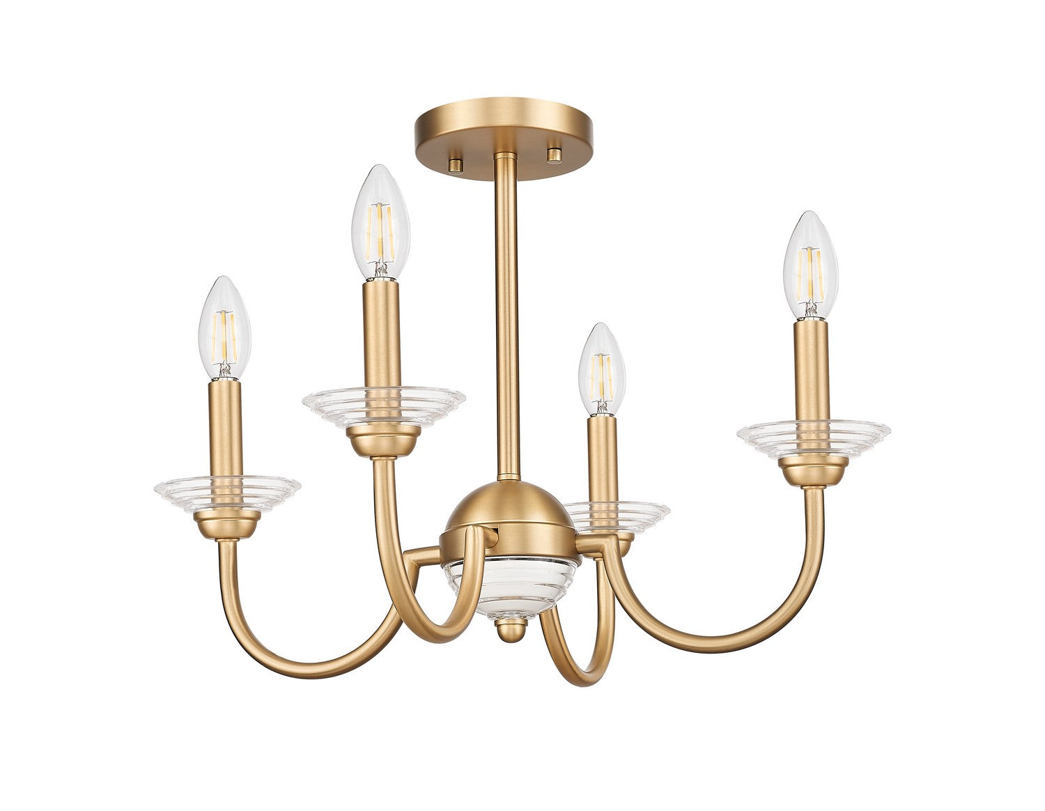 Semi-plafonnier 4 lumières | Allistair