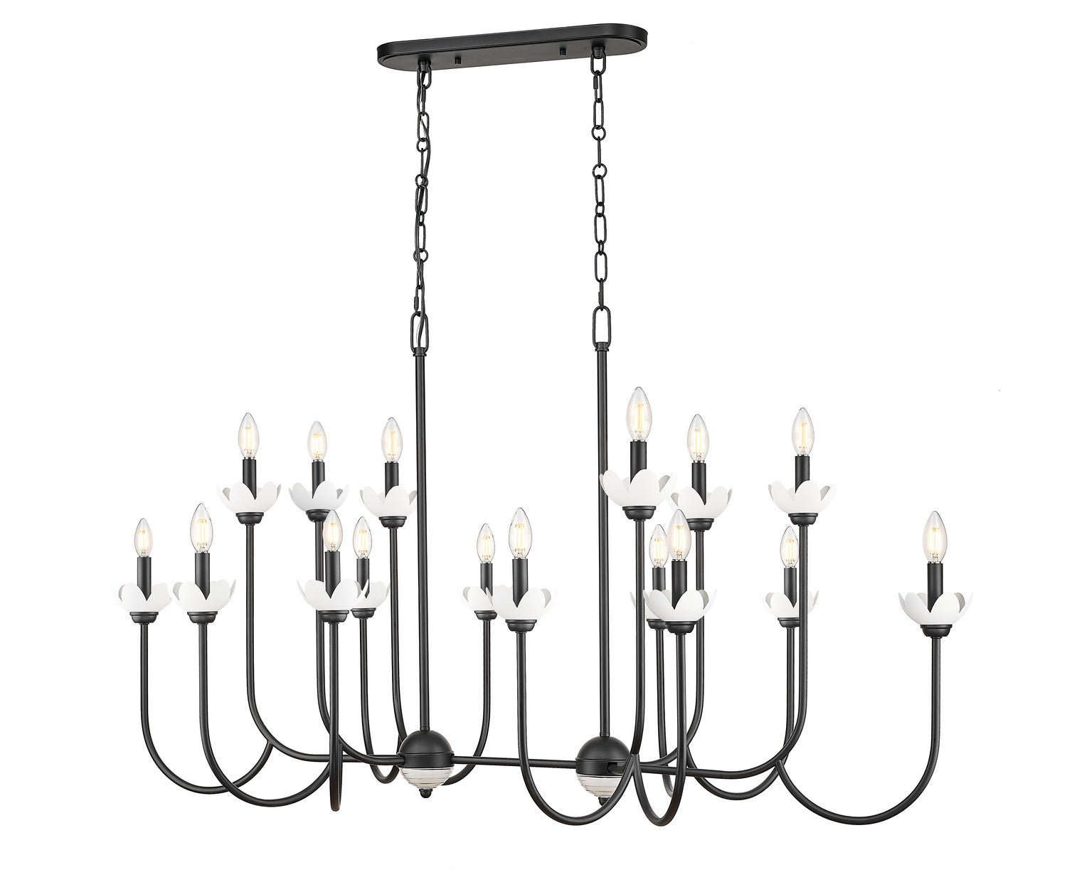 Lustre linéaire 16 lumières | Allistair