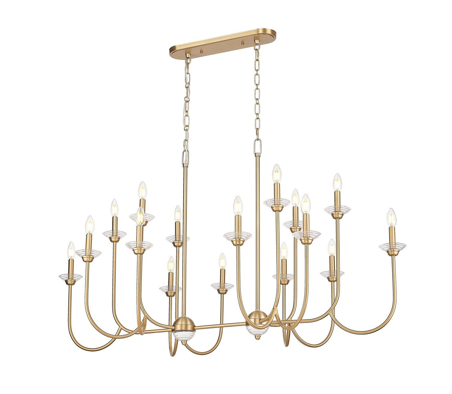 Lustre linéaire 16 lumières | Allistair
