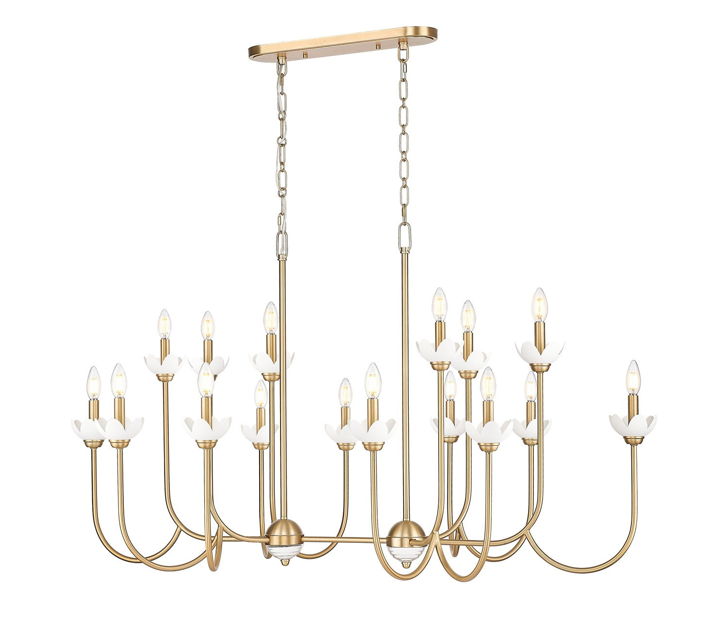 Lustre linéaire 16 lumières | Allistair