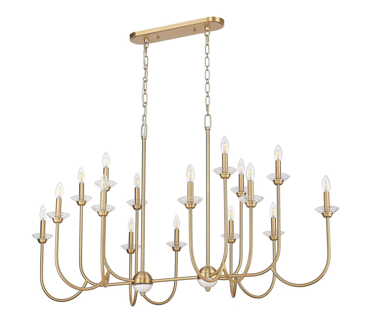 Lustre linéaire 16 lumières | Allistair