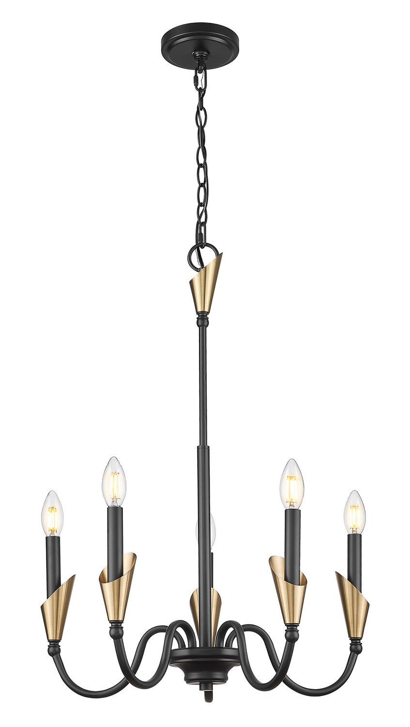 Lustre 5 lumières | Claudelle
