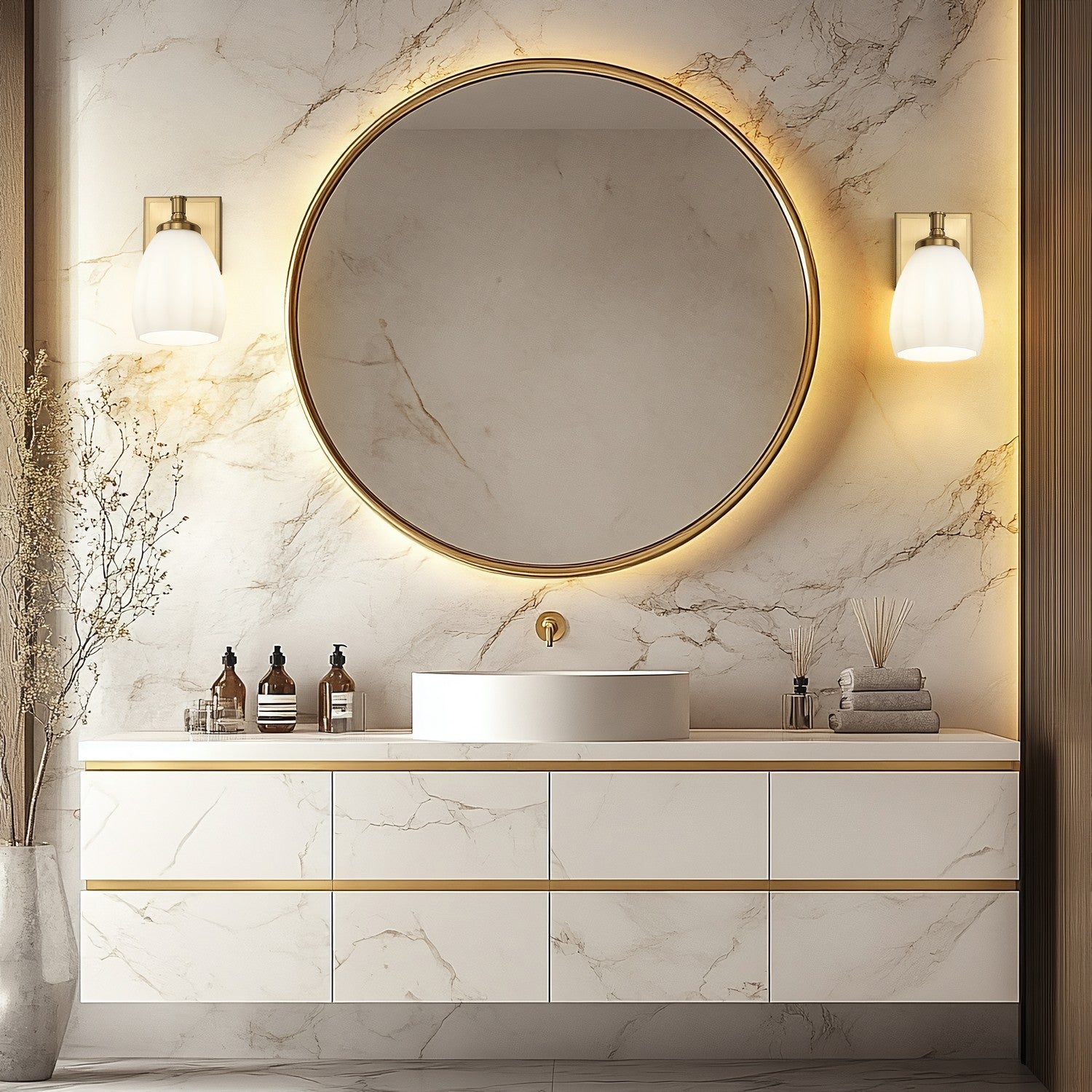 Applique de vanité 1 lumière | Oren