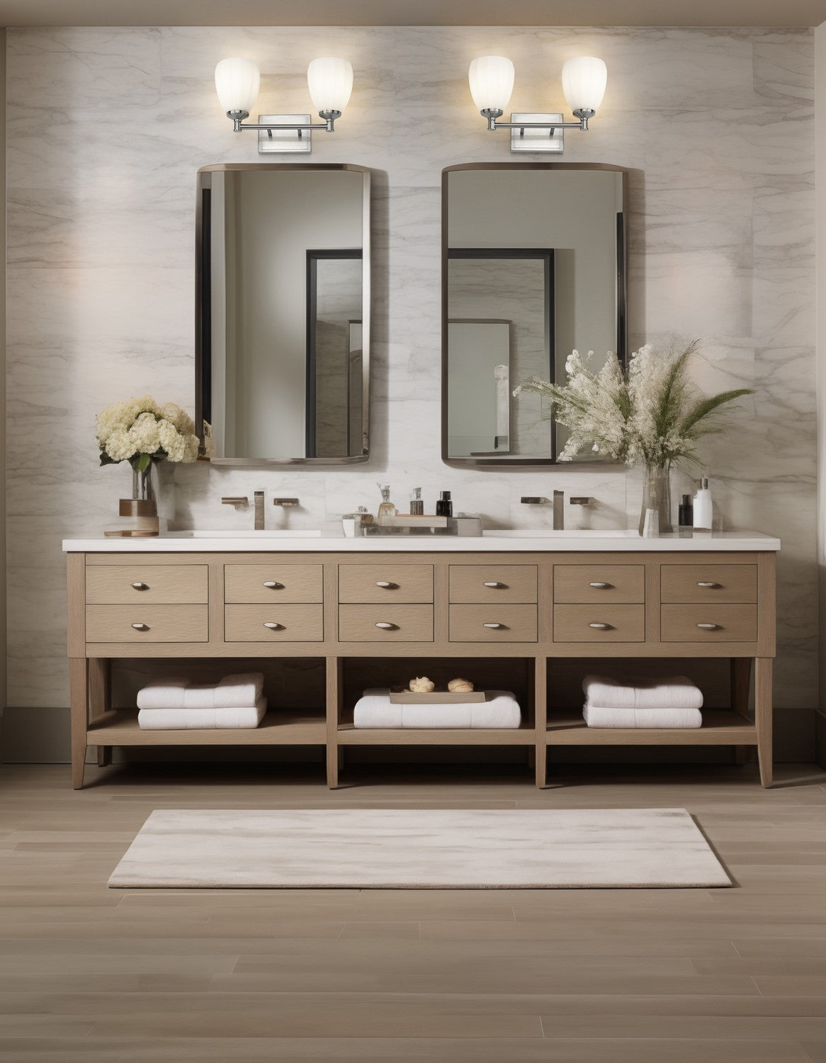 Applique de vanité 2 lumières | Oren