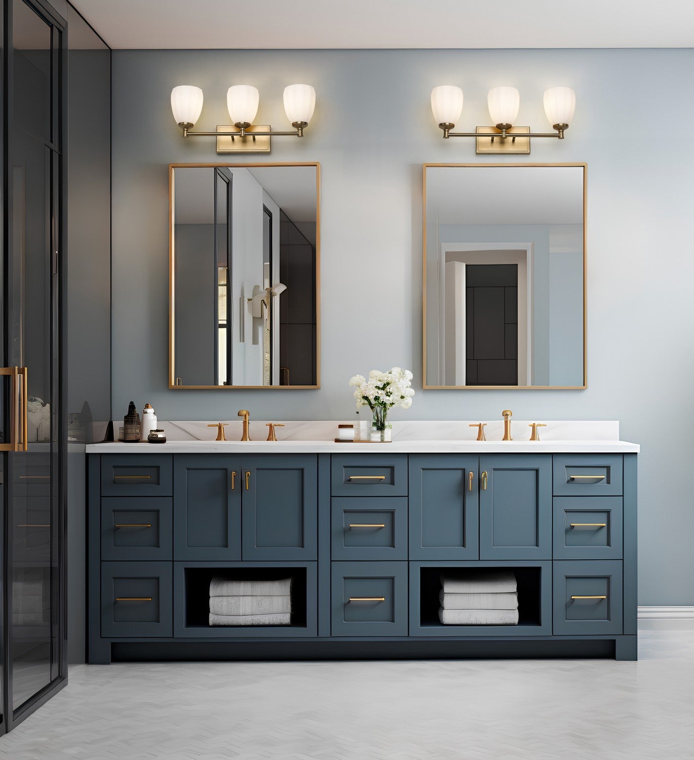 Applique de vanité 3 lumières | Oren
