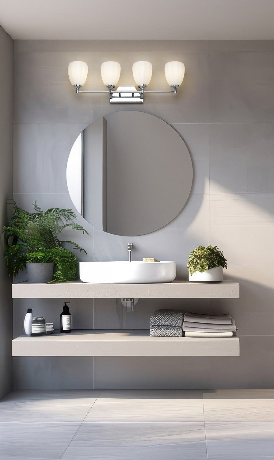 Applique de vanité 4 lumières | Oren