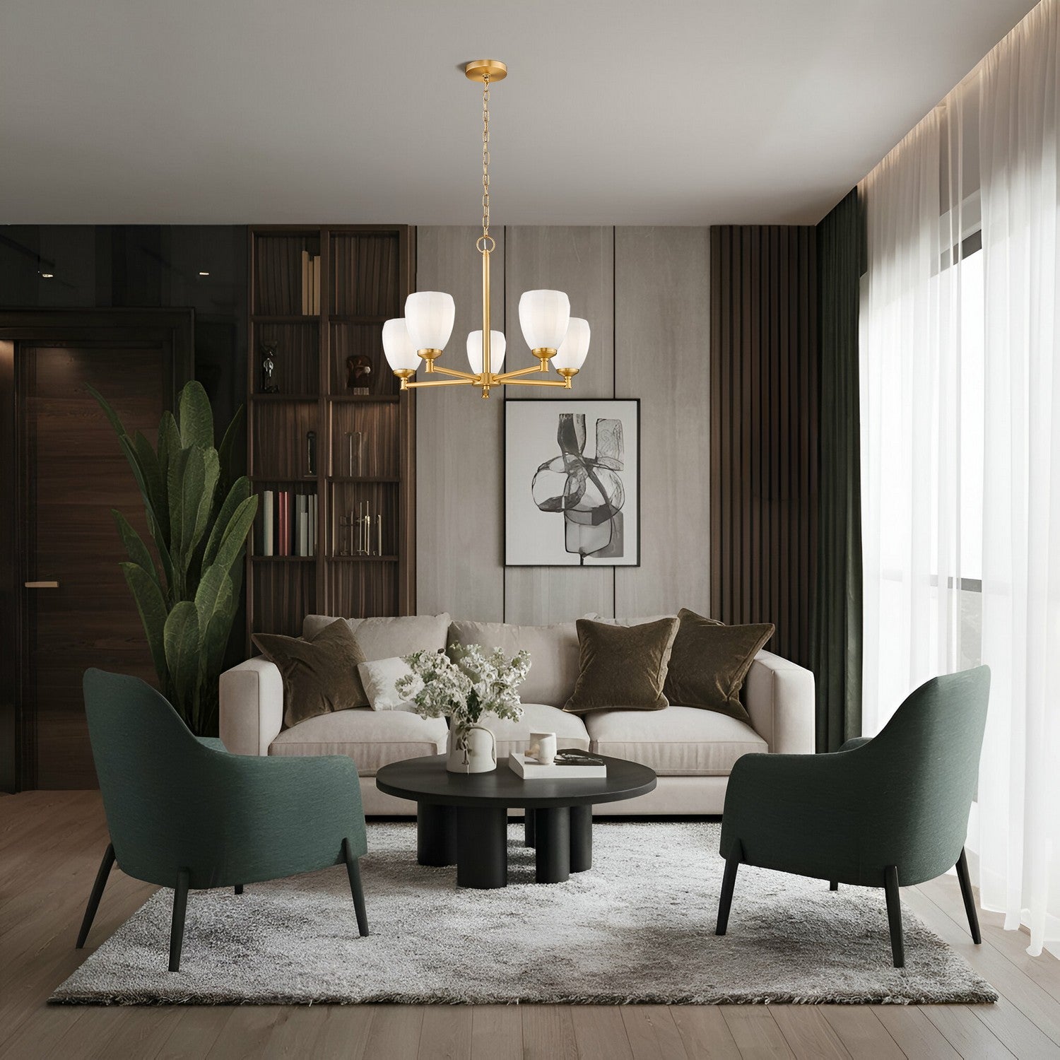 Lustre 5 lumières | Oren