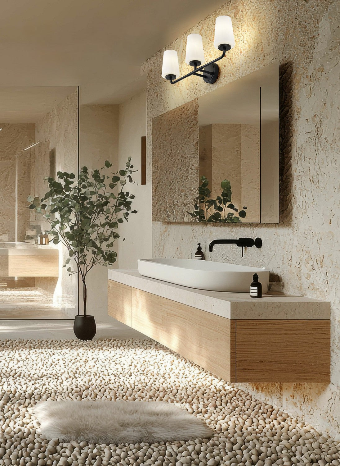 Applique de vanité 3 lumières | Montford