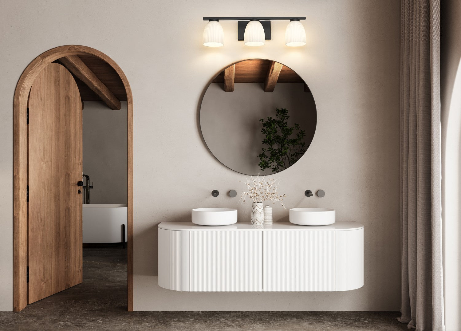 Applique de vanité 3 lumières | Naya