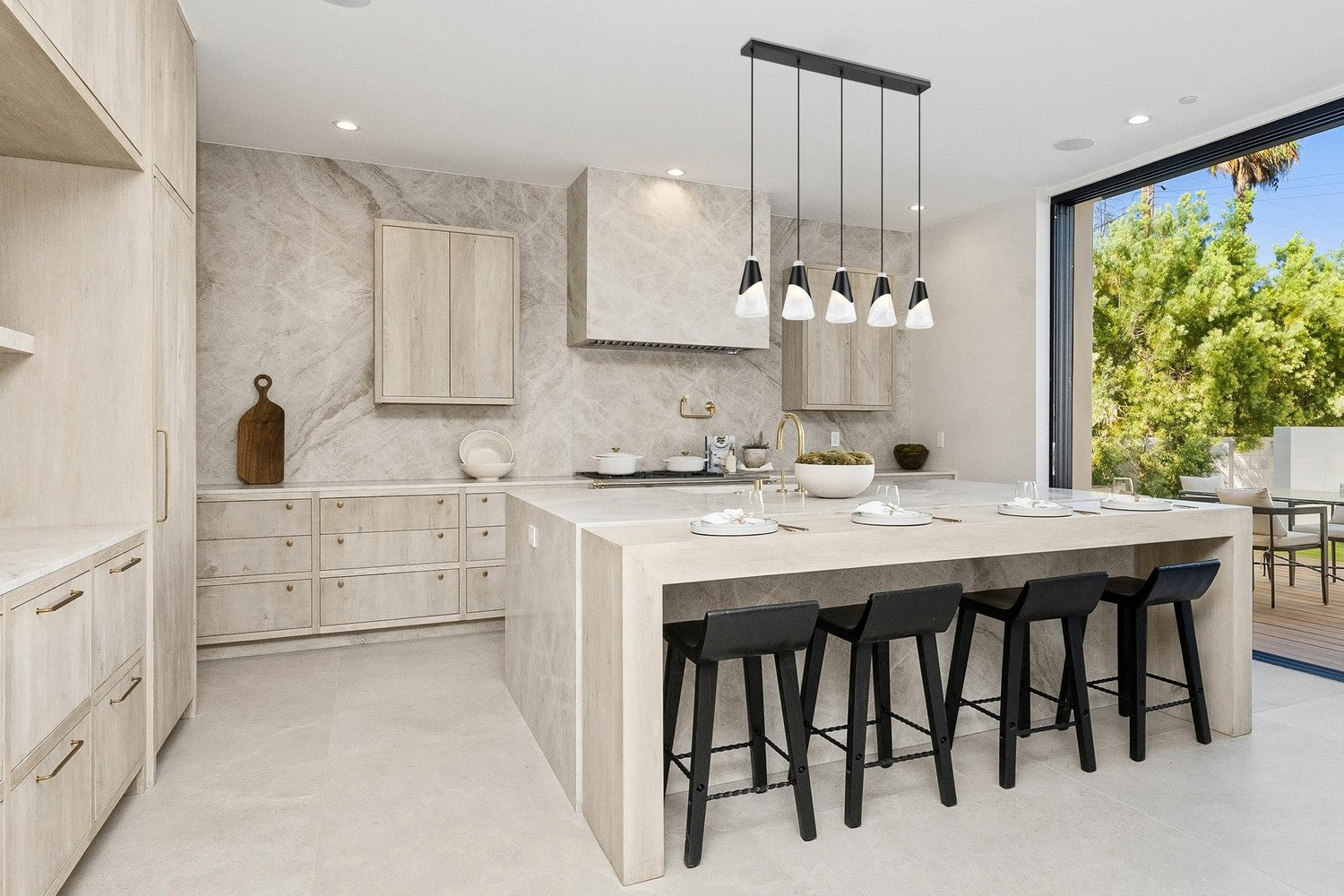 Lustre linéaire 5 lumières | Aimie