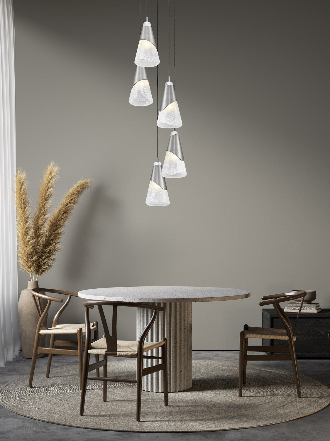 Lustre 5 lumières | Aimie