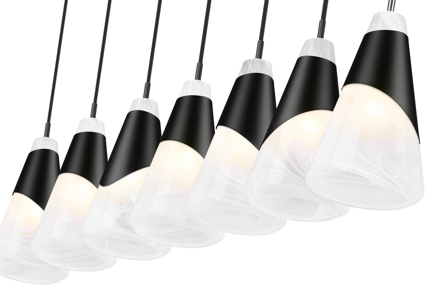 Lustre linéaire 7 lumières | Aimie