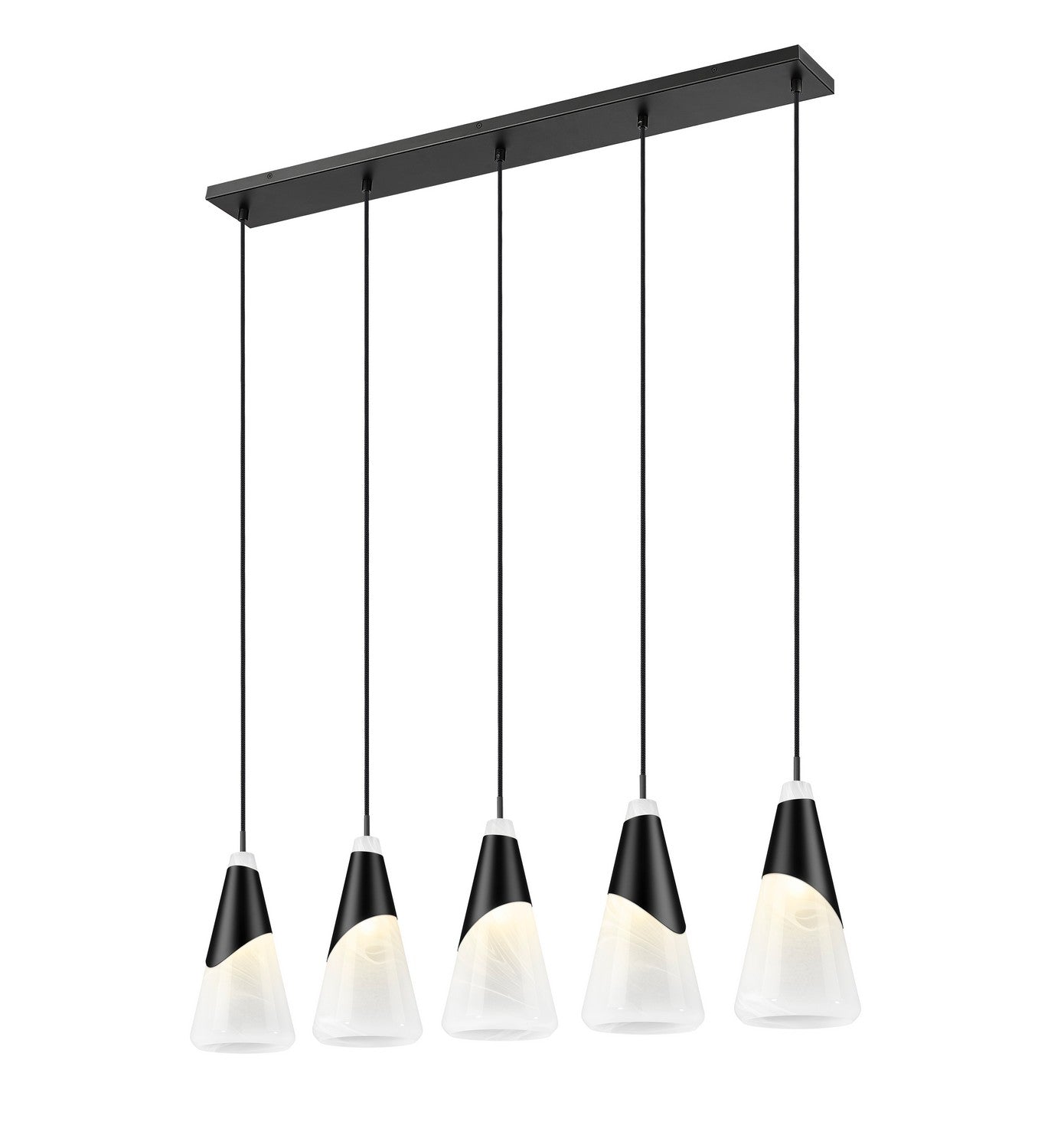 Lustre linéaire 5 lumières | Aimie