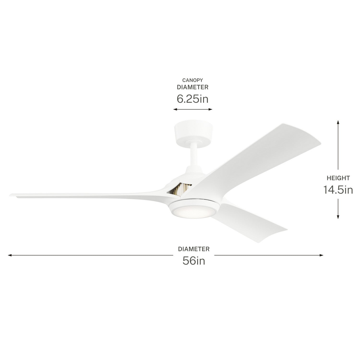 Ventilateur de plafond 56 po | Veetra