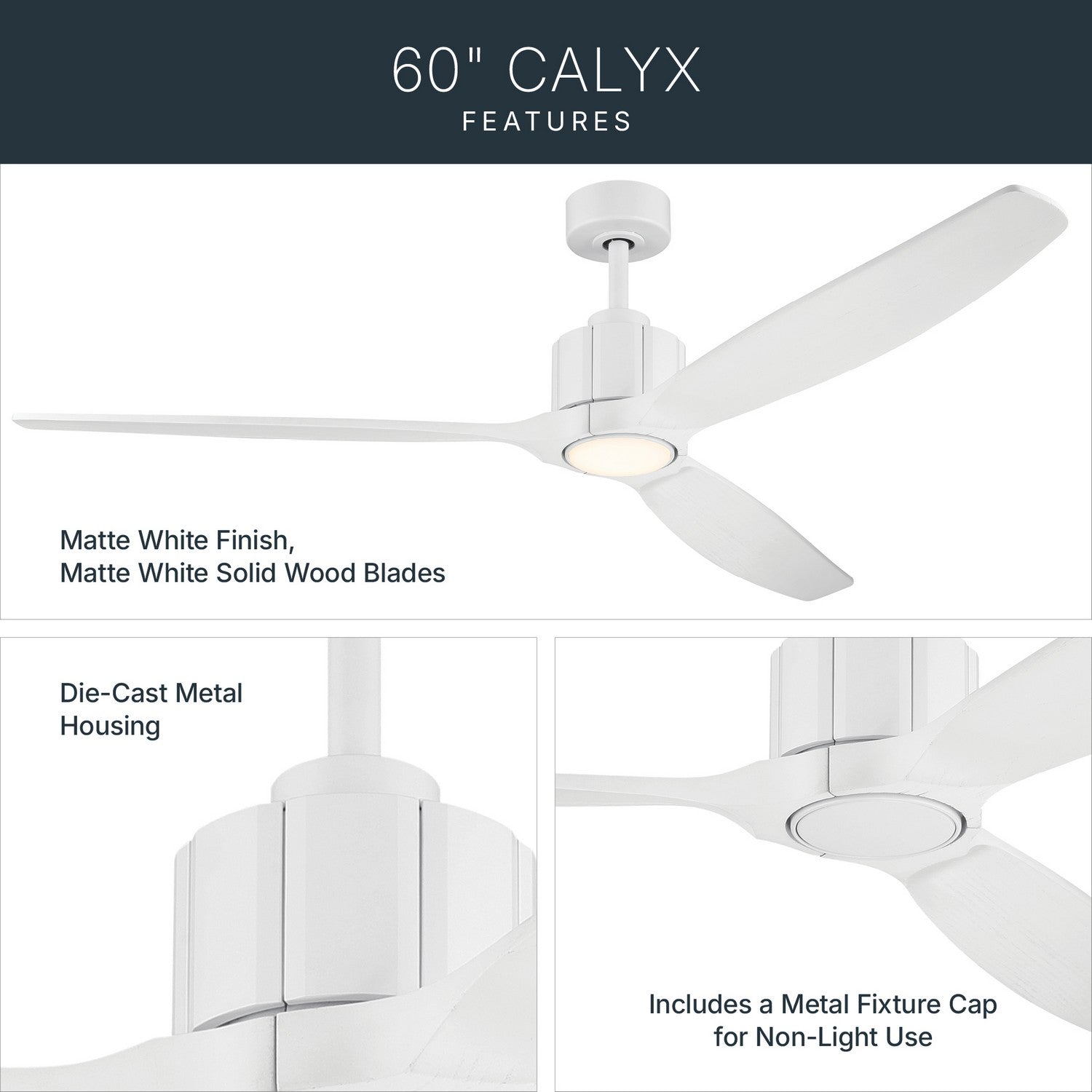 Ventilateur de plafond 60 po | Calyx