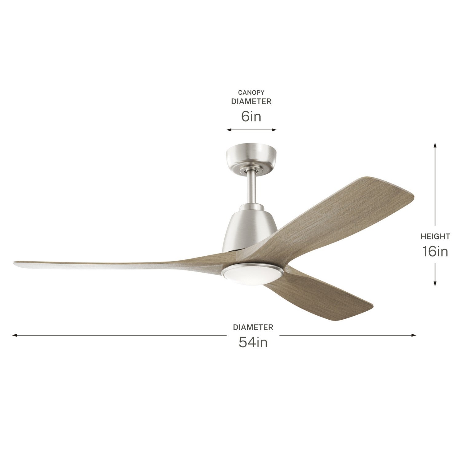 Ventilateur de plafond 54 po | Volos II