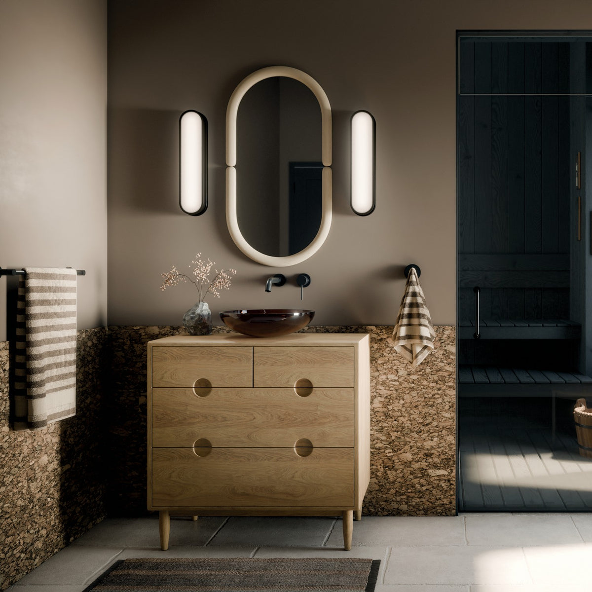 Barre de salle de bain DEL | Daines