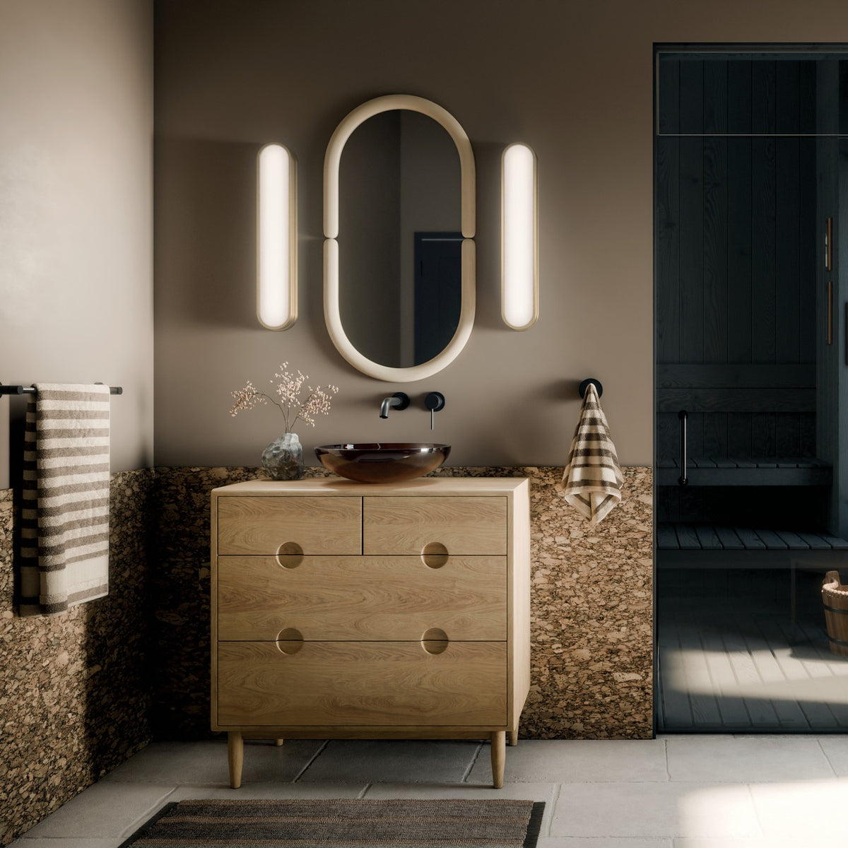 Barre de salle de bain DEL | Daines