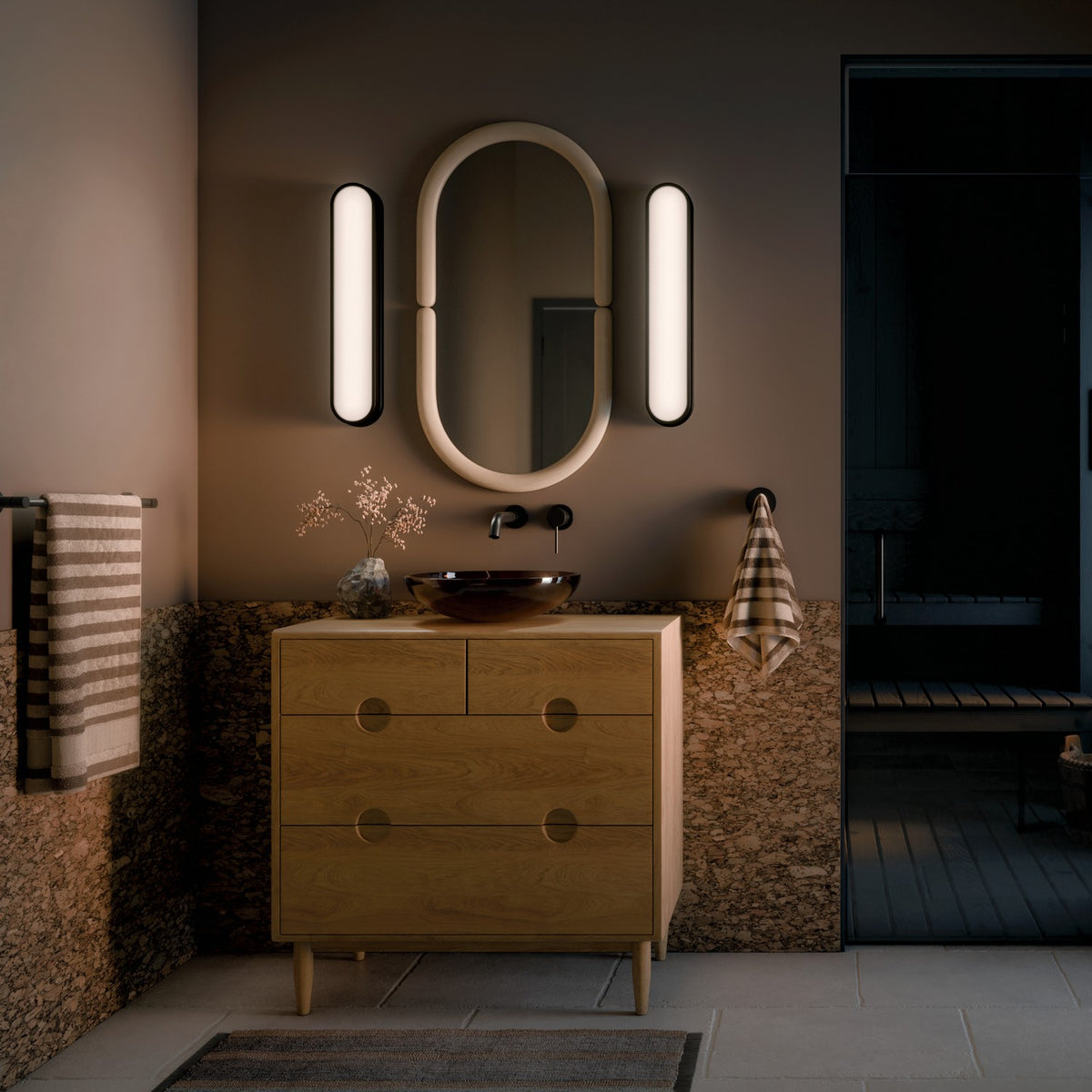 Barre de salle de bain DEL | Daines