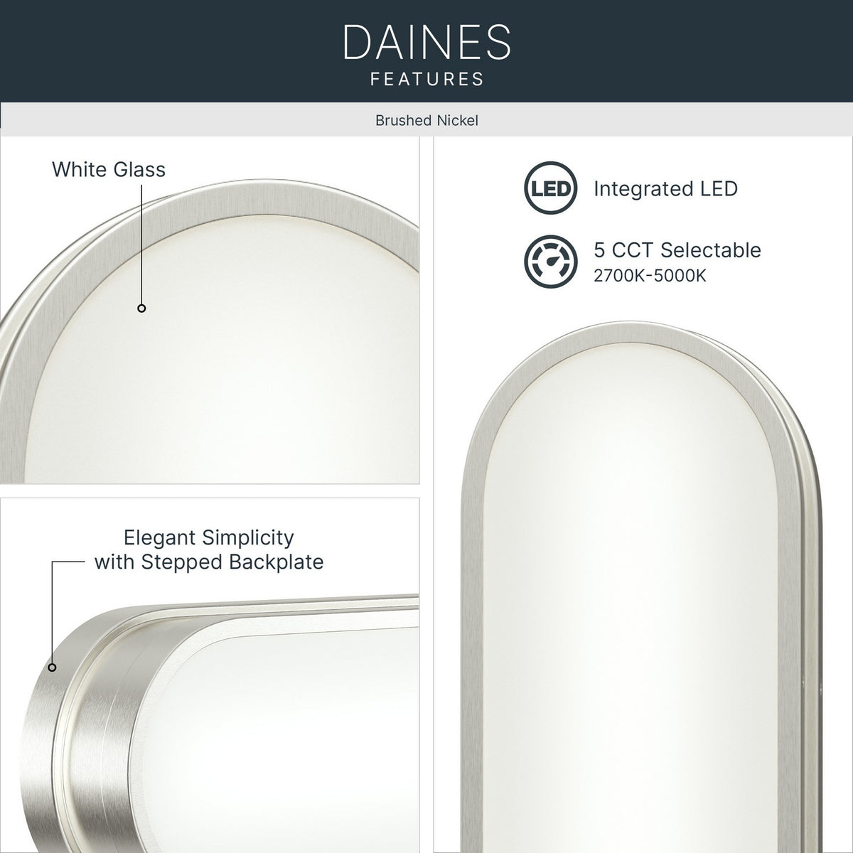 Barre de salle de bain DEL | Daines