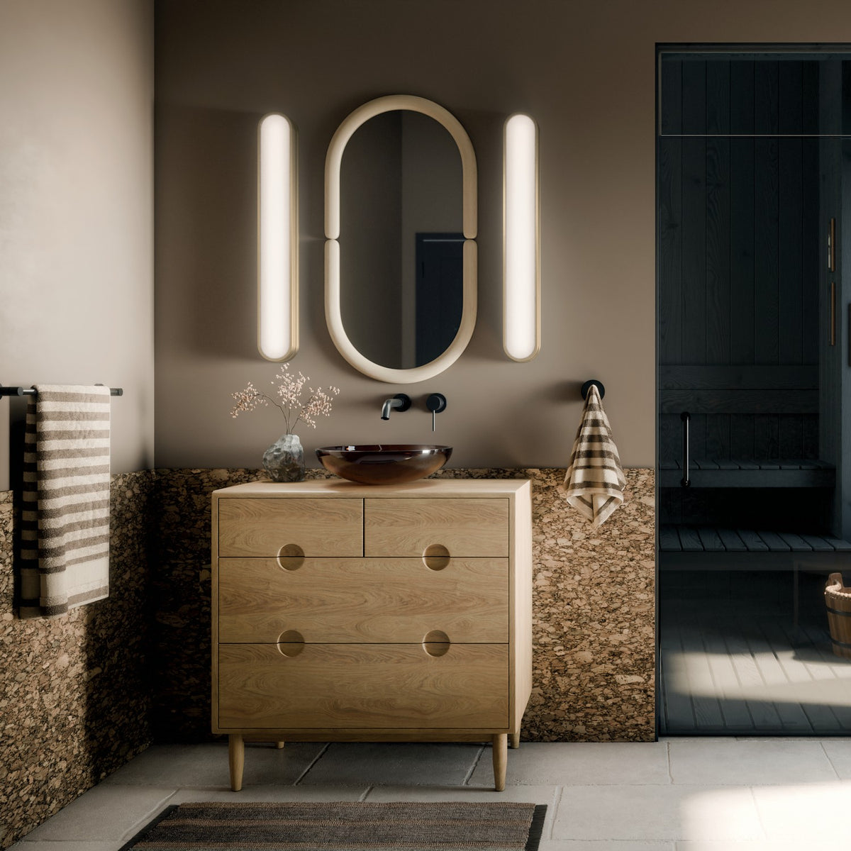Barre de salle de bain DEL | Daines