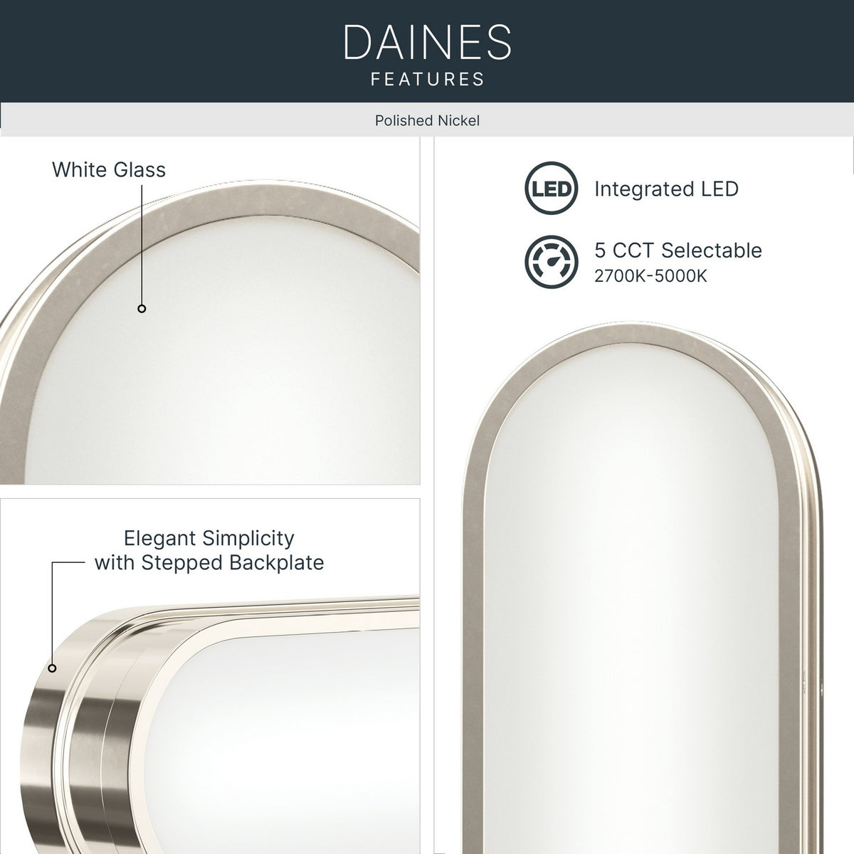 Barre de salle de bain DEL | Daines
