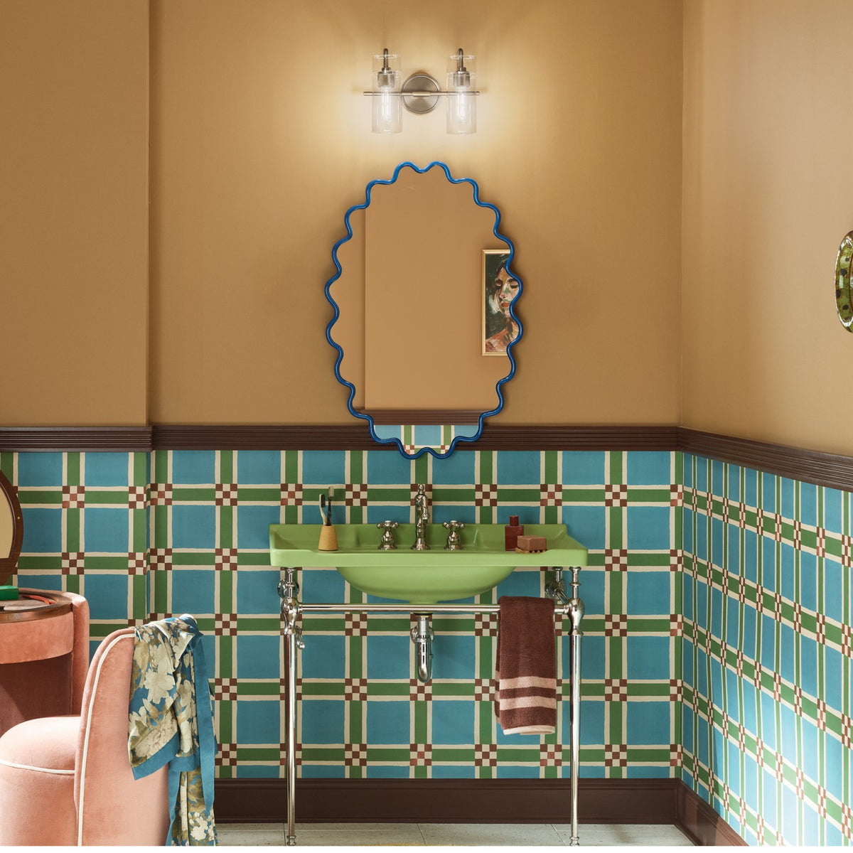 Applique de salle de bain 2 lumières | Niccol