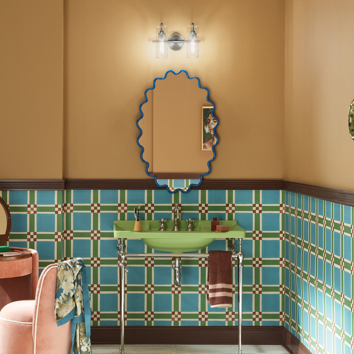 Applique de salle de bain 2 lumières | Niccol