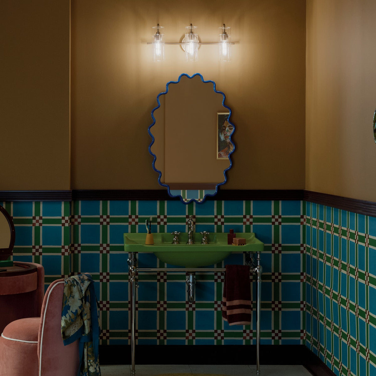 Applique de salle de bain 3 lumières | Niccol