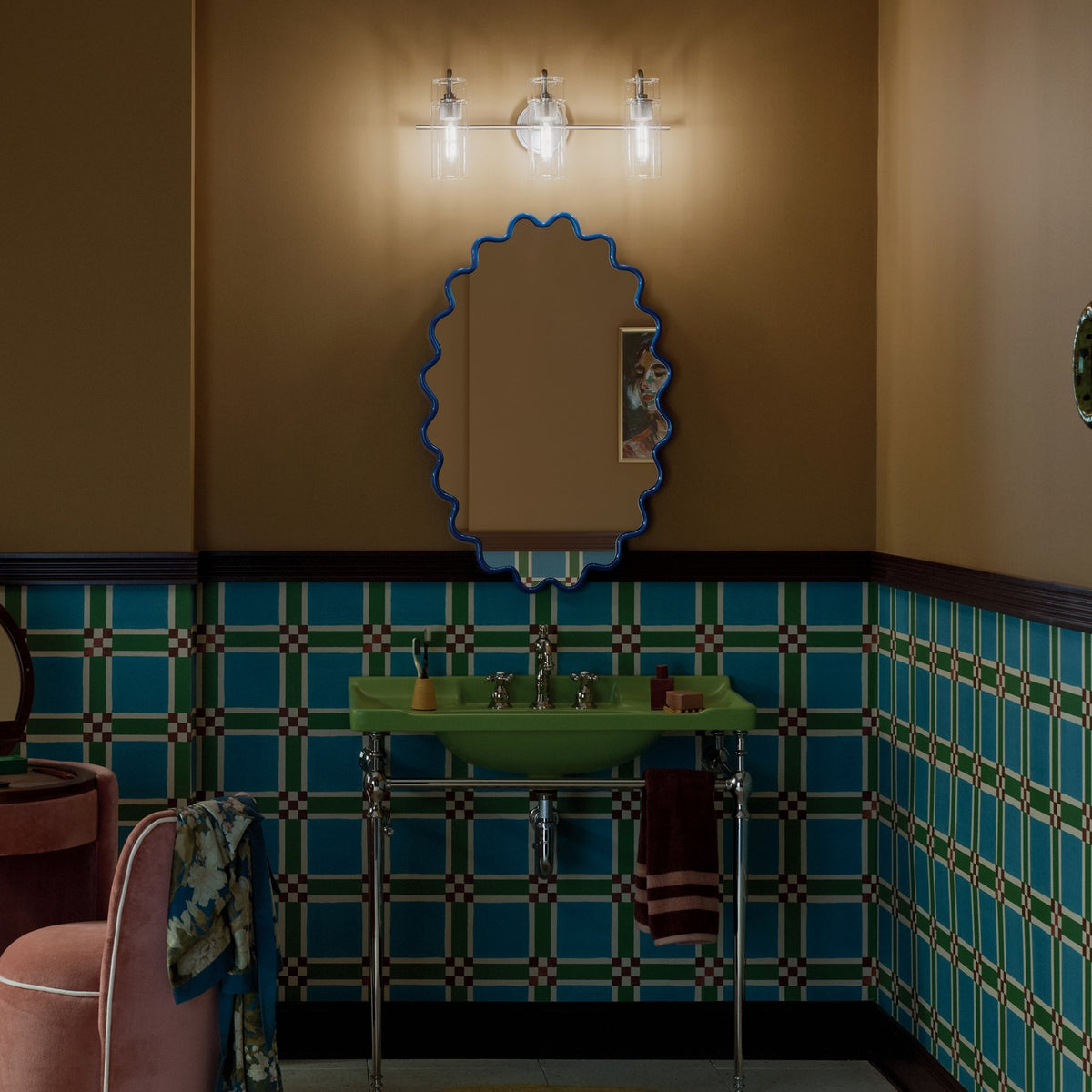 Applique de salle de bain 3 lumières | Niccol