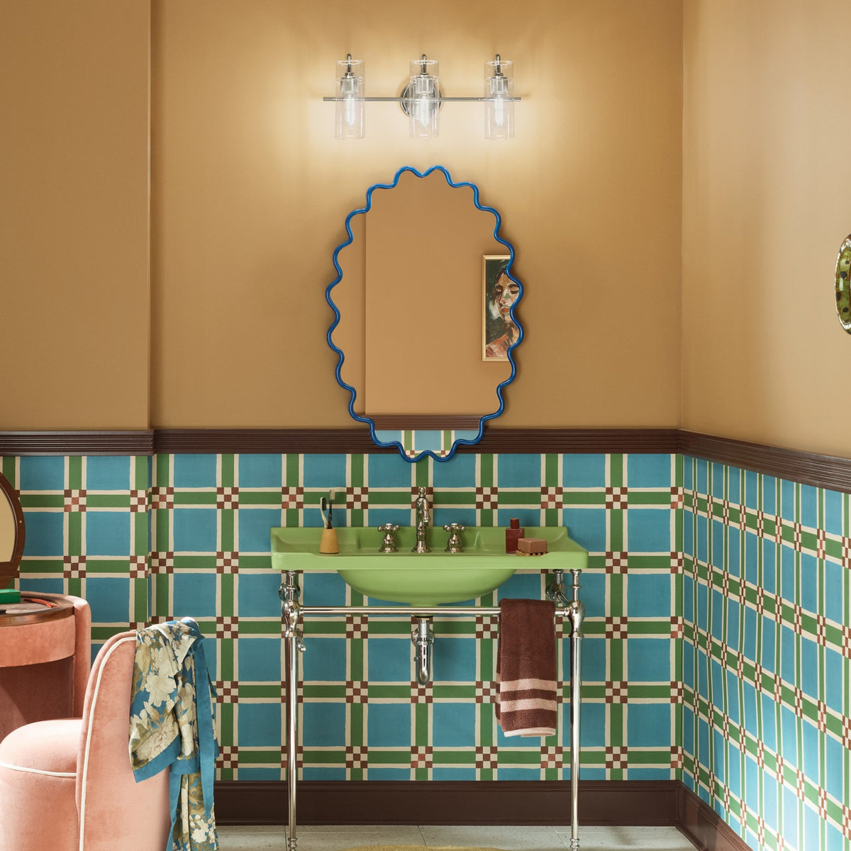 Applique de salle de bain 3 lumières | Niccol