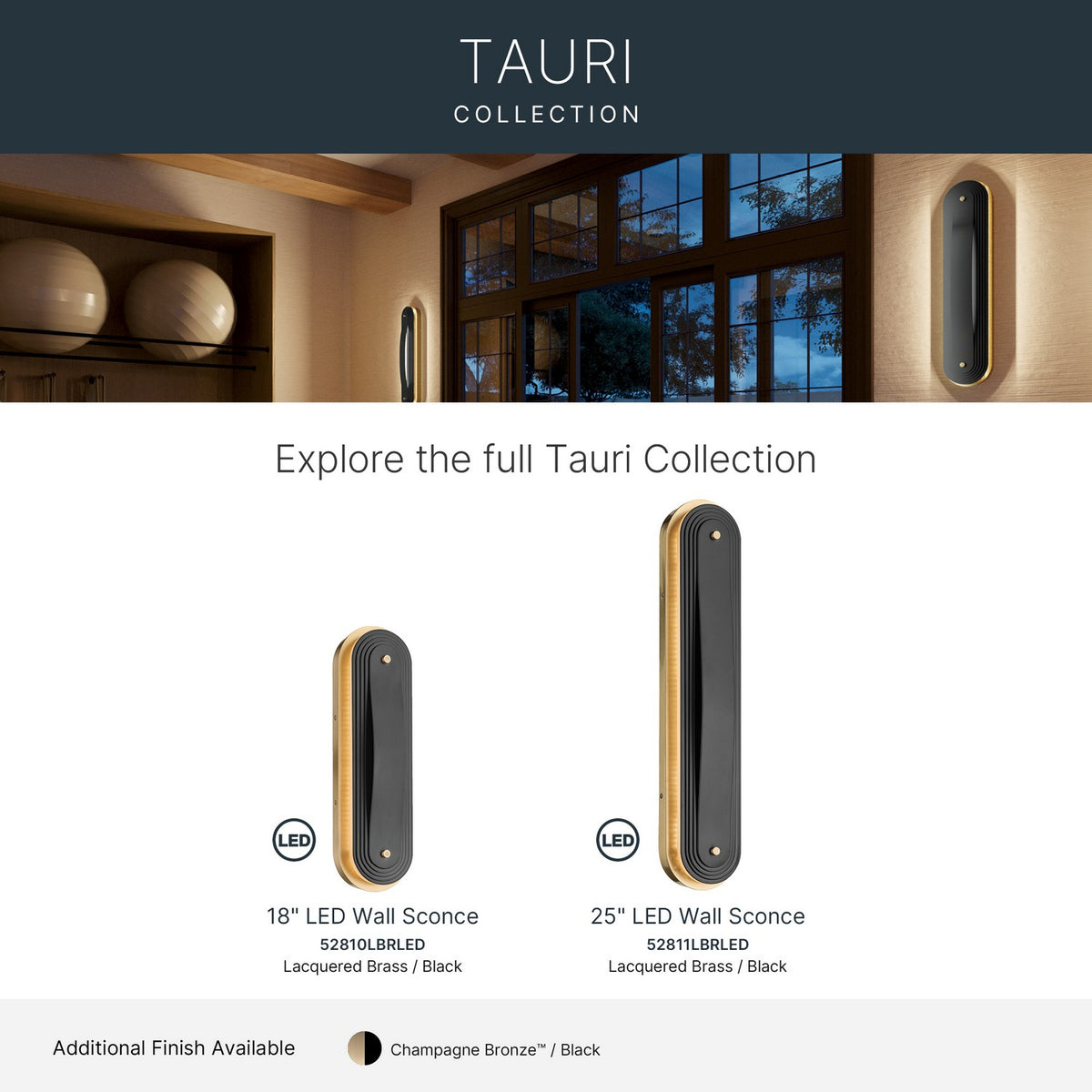 Applique murale DEL | Tauri