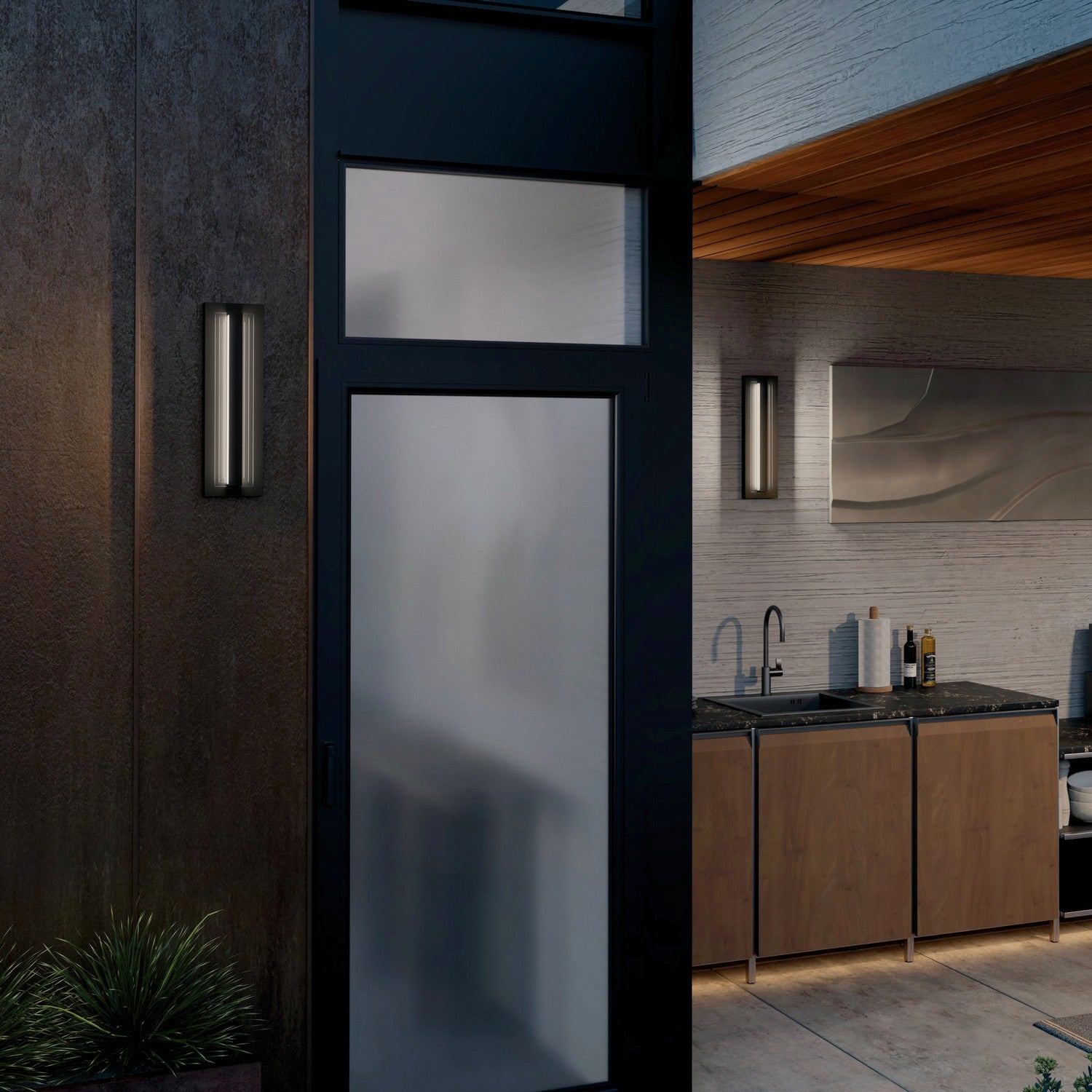 Applique murale extérieure DEL | Arik
