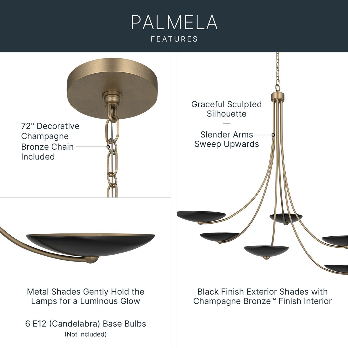 Lustre 6 lumières | Palmela