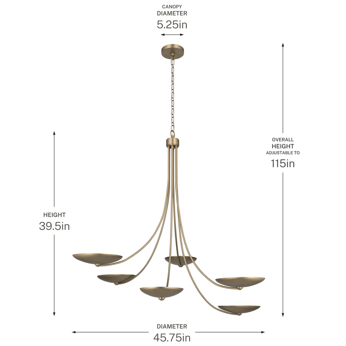 Lustre 6 lumières | Palmela