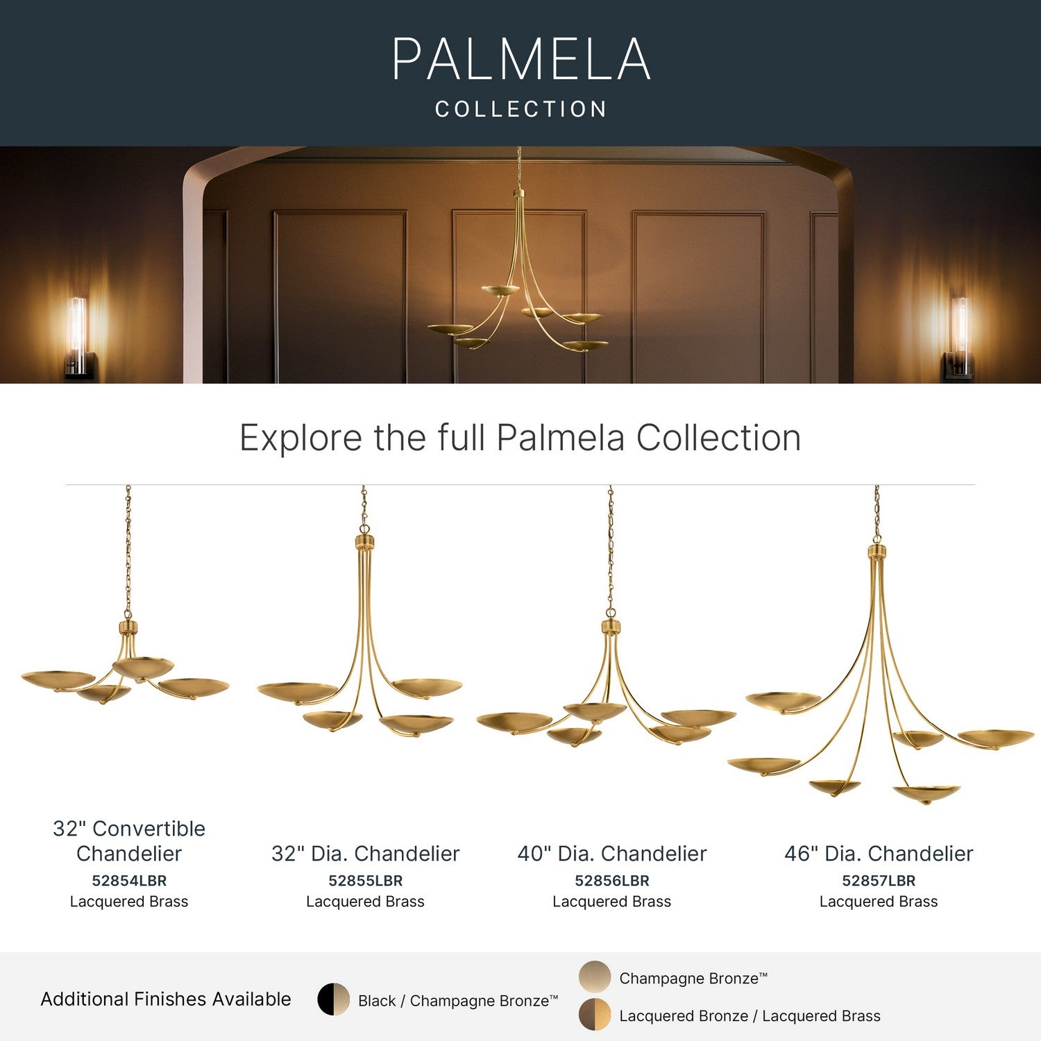 Lustre ou semi-plafonnier 4 lumières | Palmela