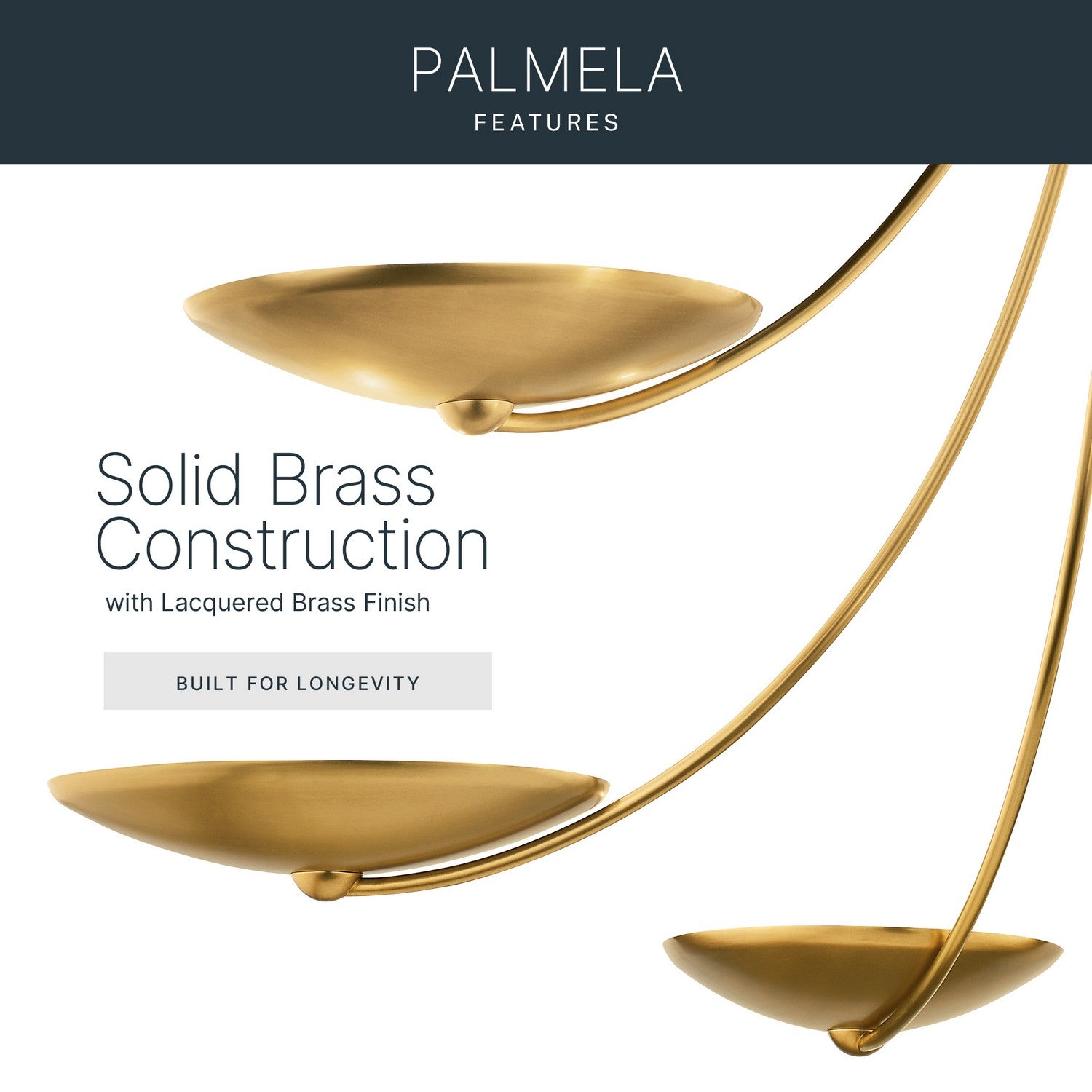 Lustre ou semi-plafonnier 4 lumières | Palmela