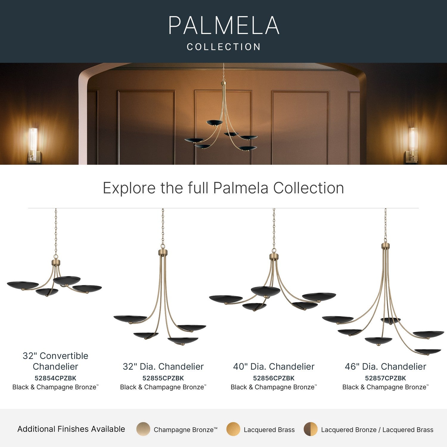 Lustre ou semi-plafonnier 4 lumières | Palmela
