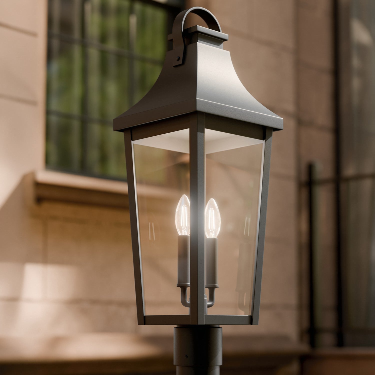 Lanterne sur poteau extérieure 2 lumières | Cleary
