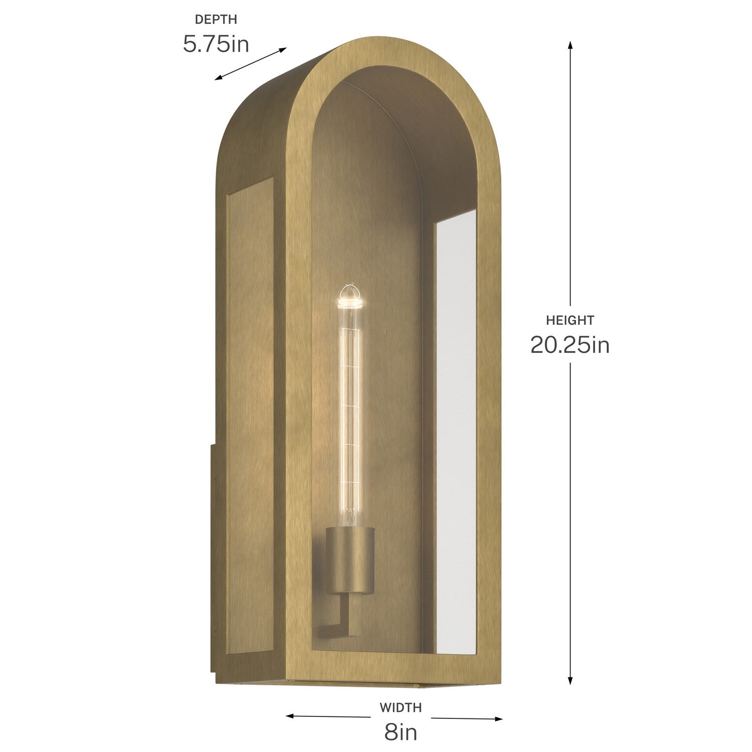 Applique murale extérieure 1 lumière | Marea