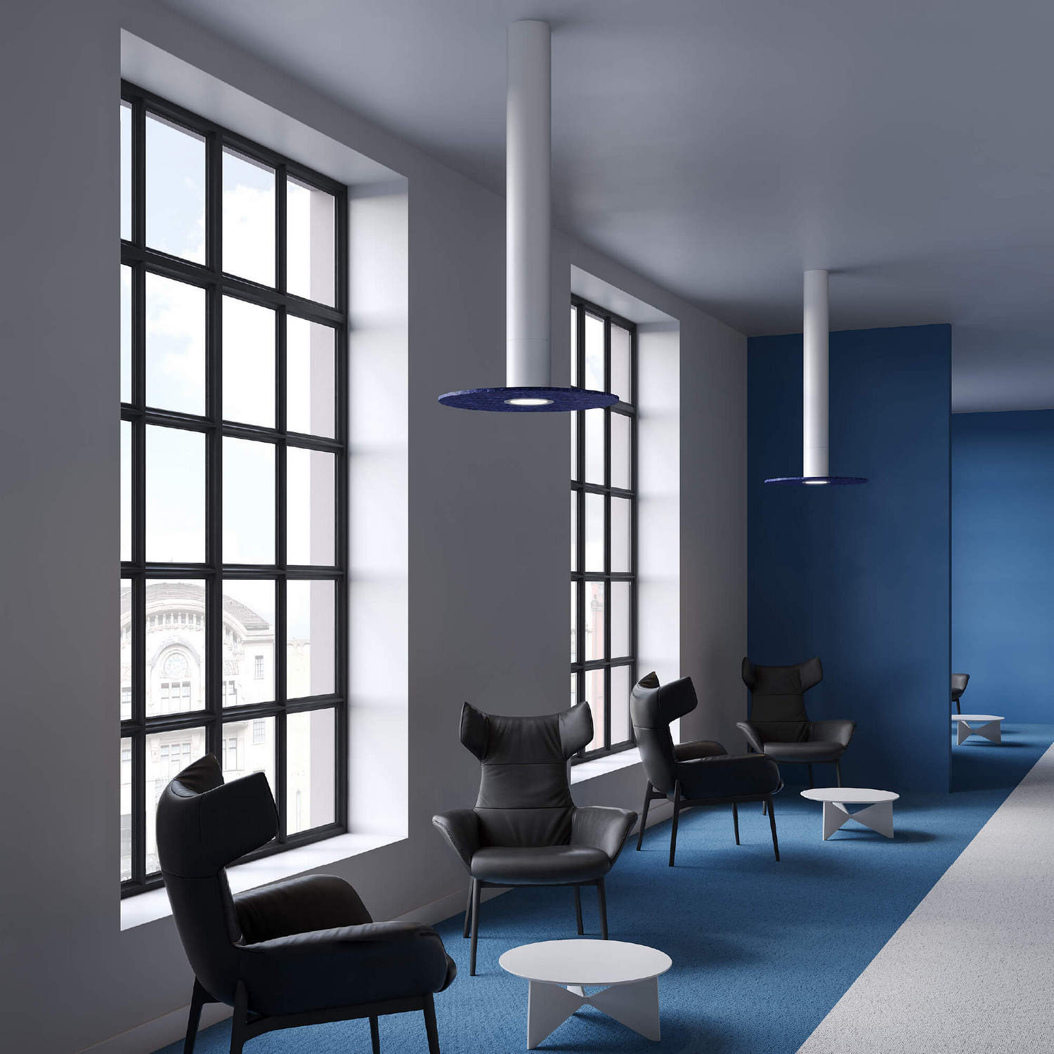 Glass Ball and Felt Disk | Pillar