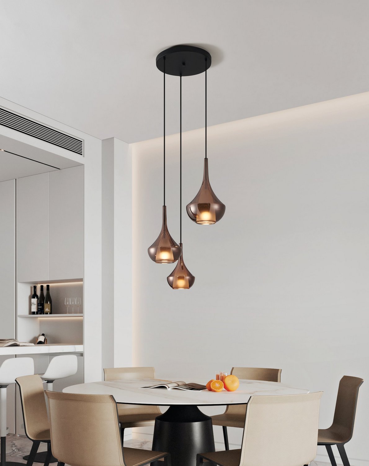 Suspension 3 lumières | Almoster