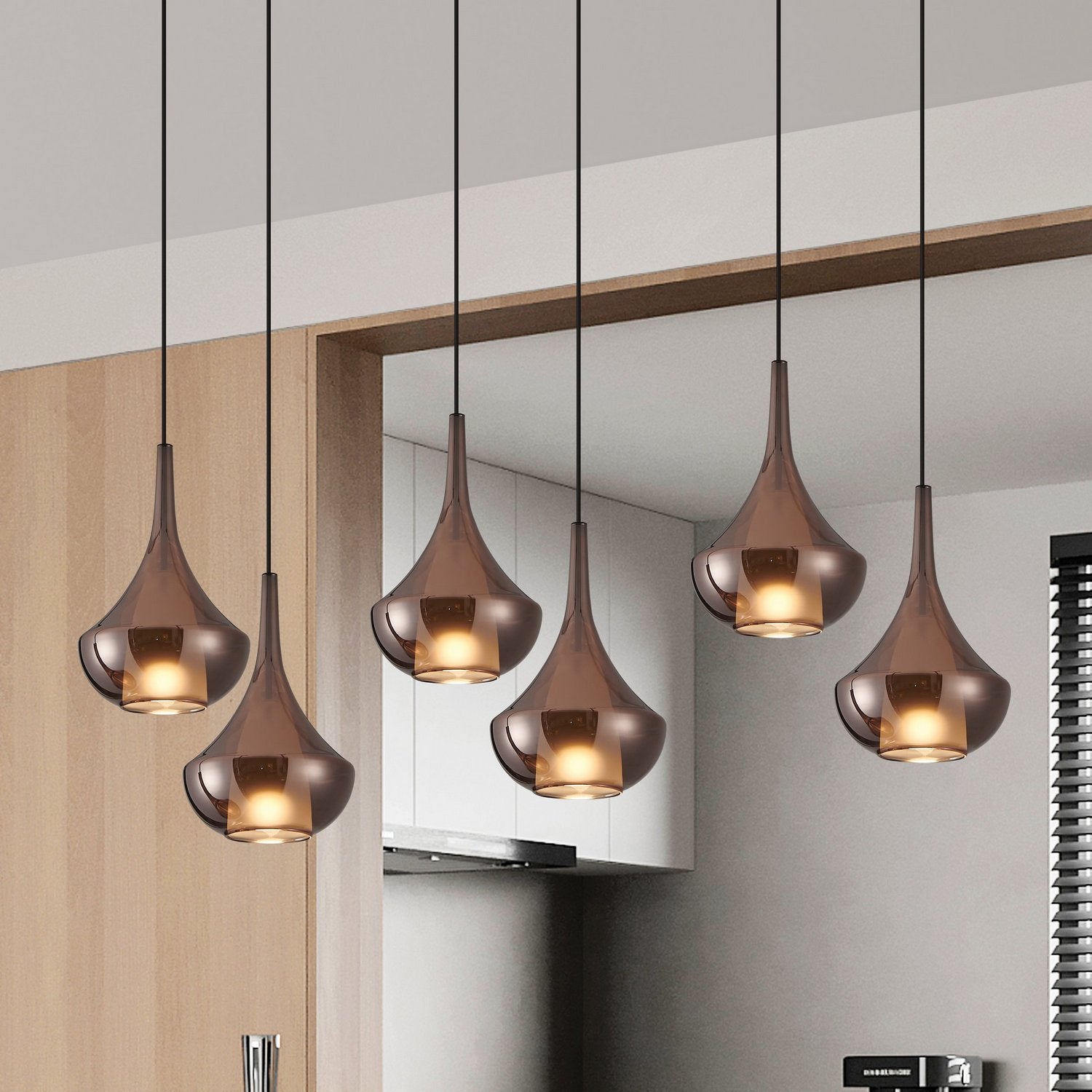 Suspension 6 lumières | Almoster
