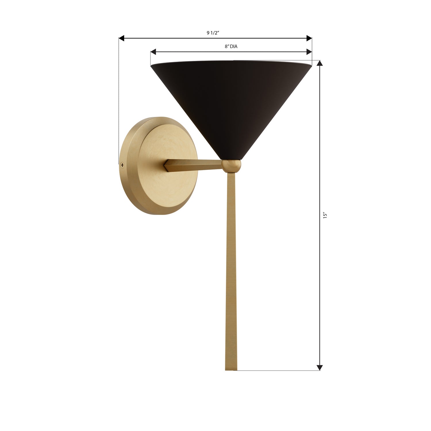 Applique de salle de bain 1 lumière | Cortan
