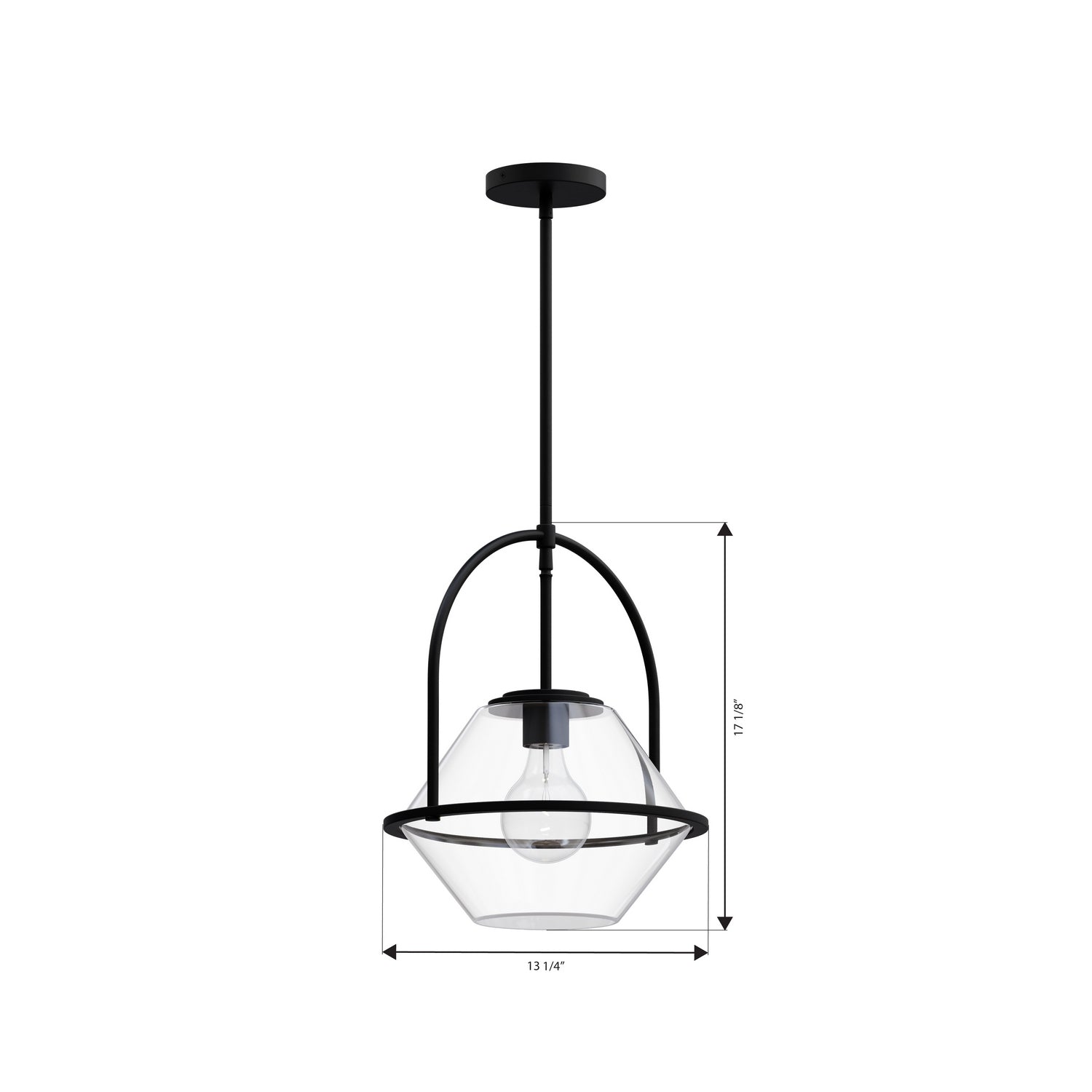 Suspension 1 lumière | Coralyn