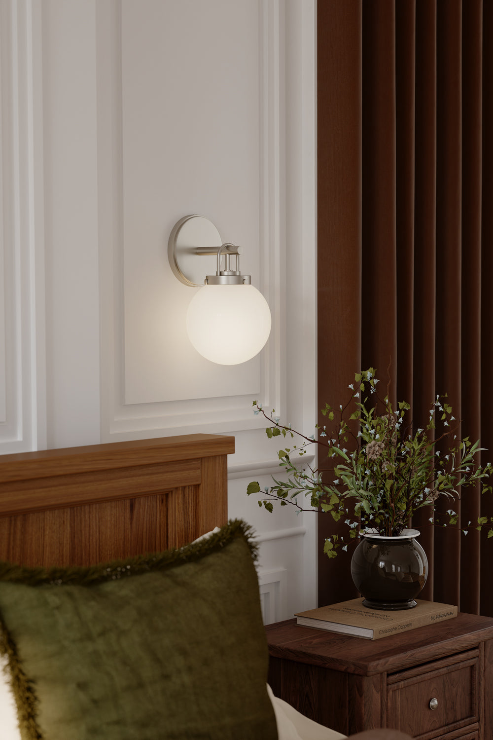Applique de salle de bain 1 lumière | Ortesa