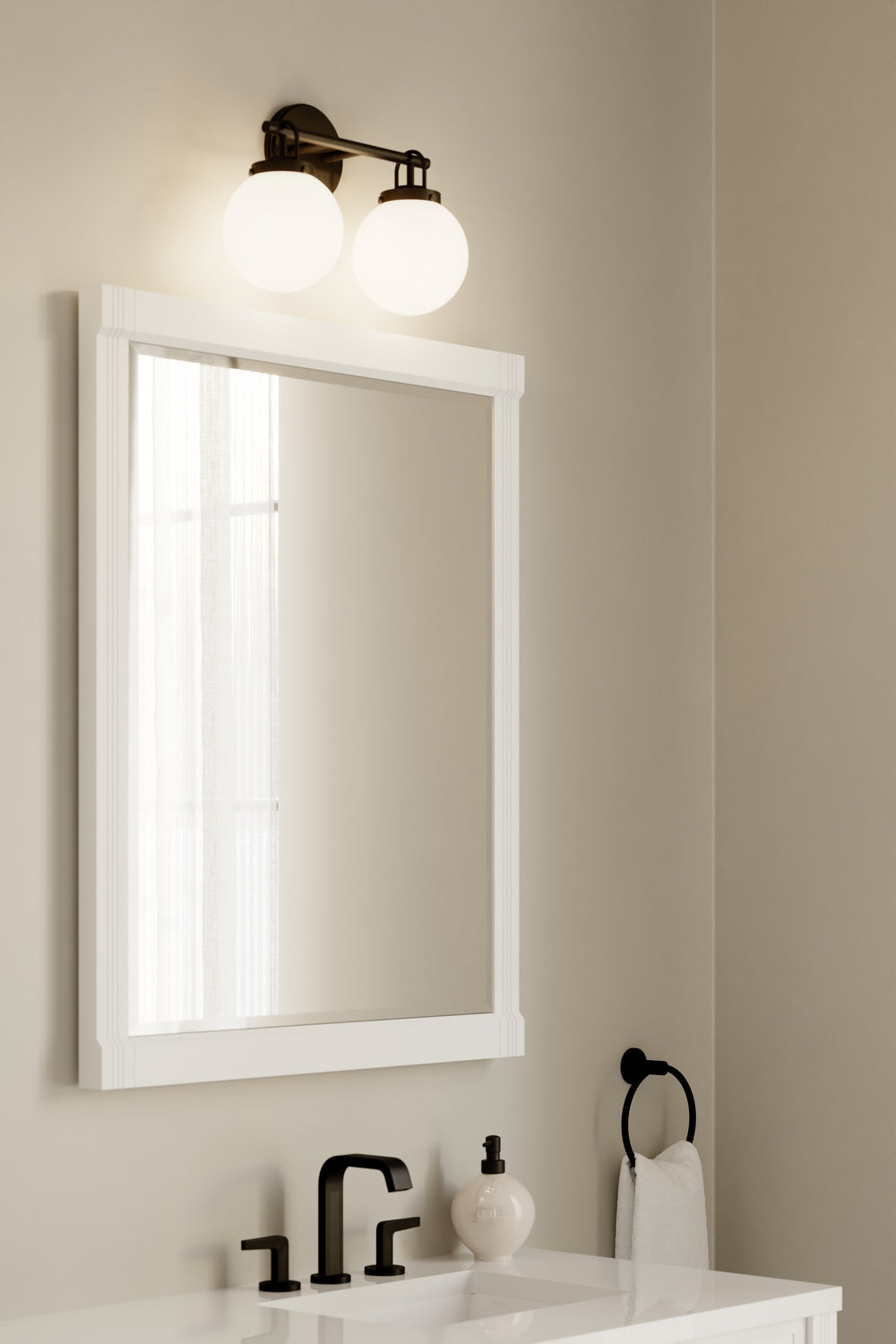 Applique de vanité 2 lumières | Ortesa