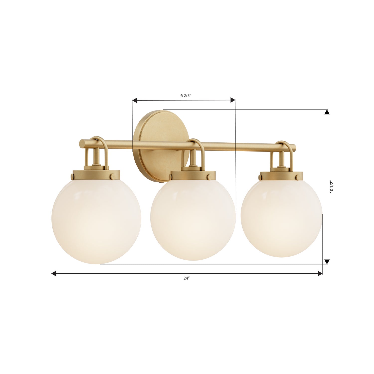 Applique de vanité 3 lumières | Ortesa